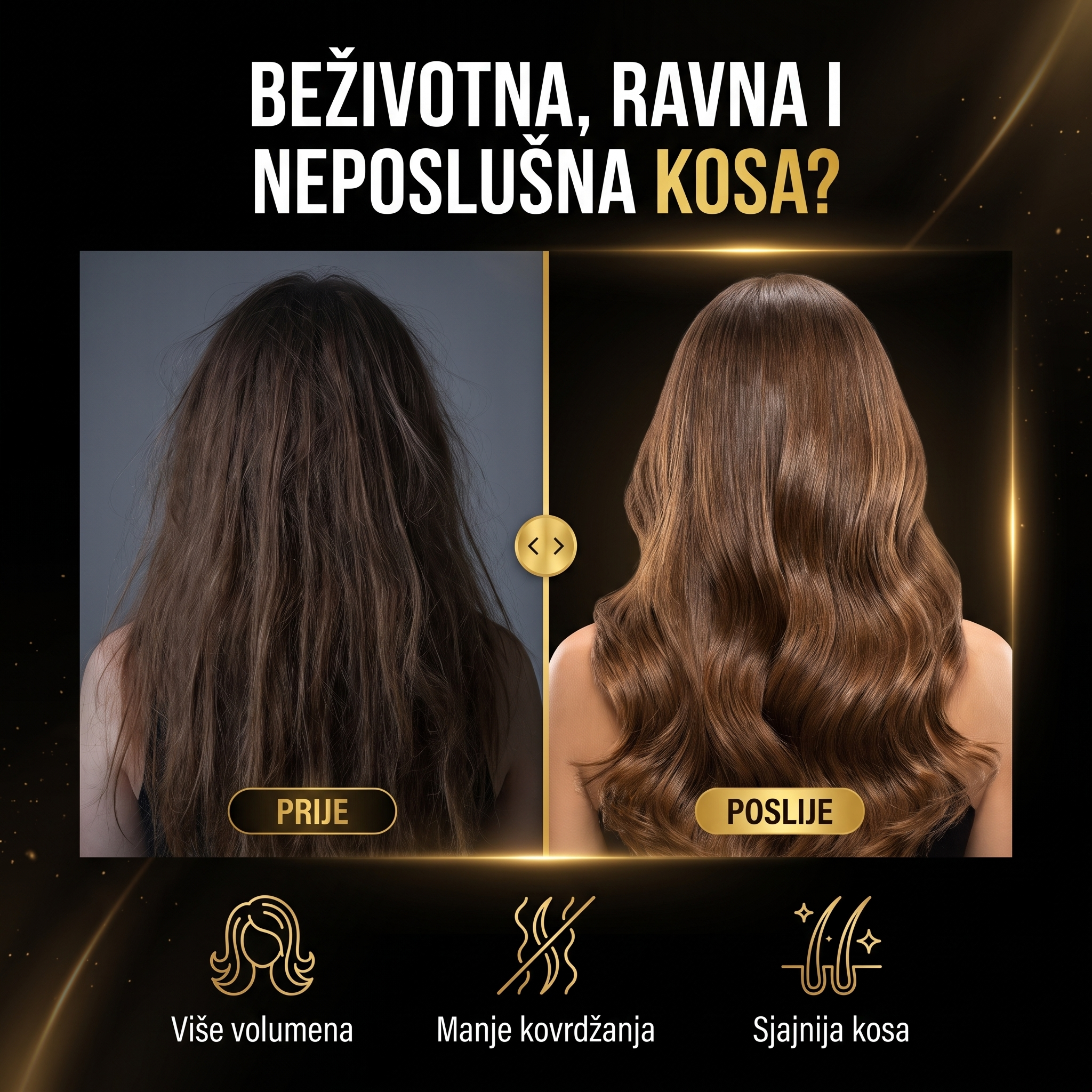 2u1 Četka s toplim zrakom 1200W - Winning Star
